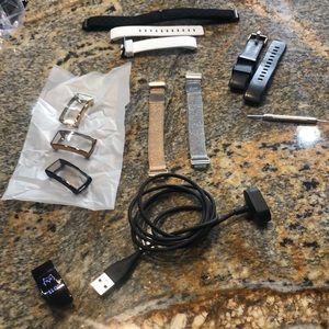 Fitbit Inspire HR with accessories